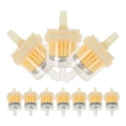 TOXMENT 10pcs Fuel Filter Atv Gasoline Filter Inline Gas Fuel Filter Off-road Vehicle Petrol Filter